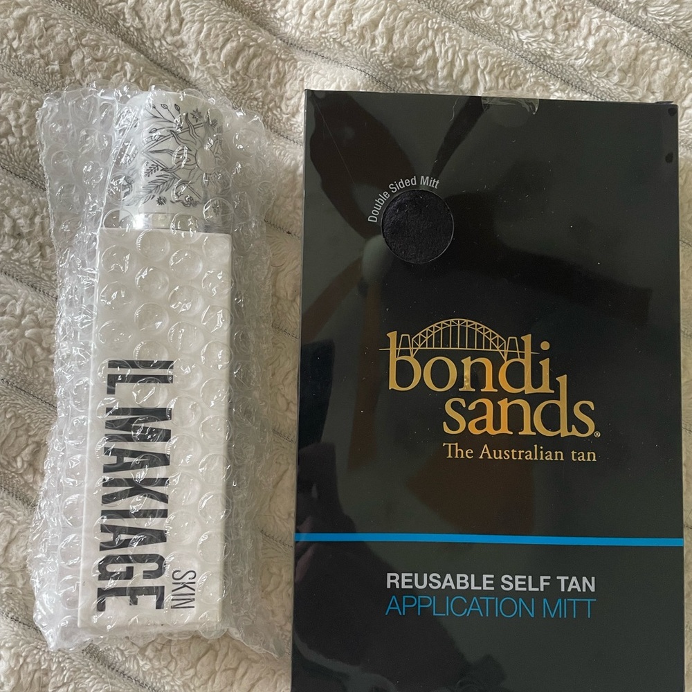 Il Makiage 85/66 moisturizing foam sunless tanner & Bondi Sands ApplicationMitt